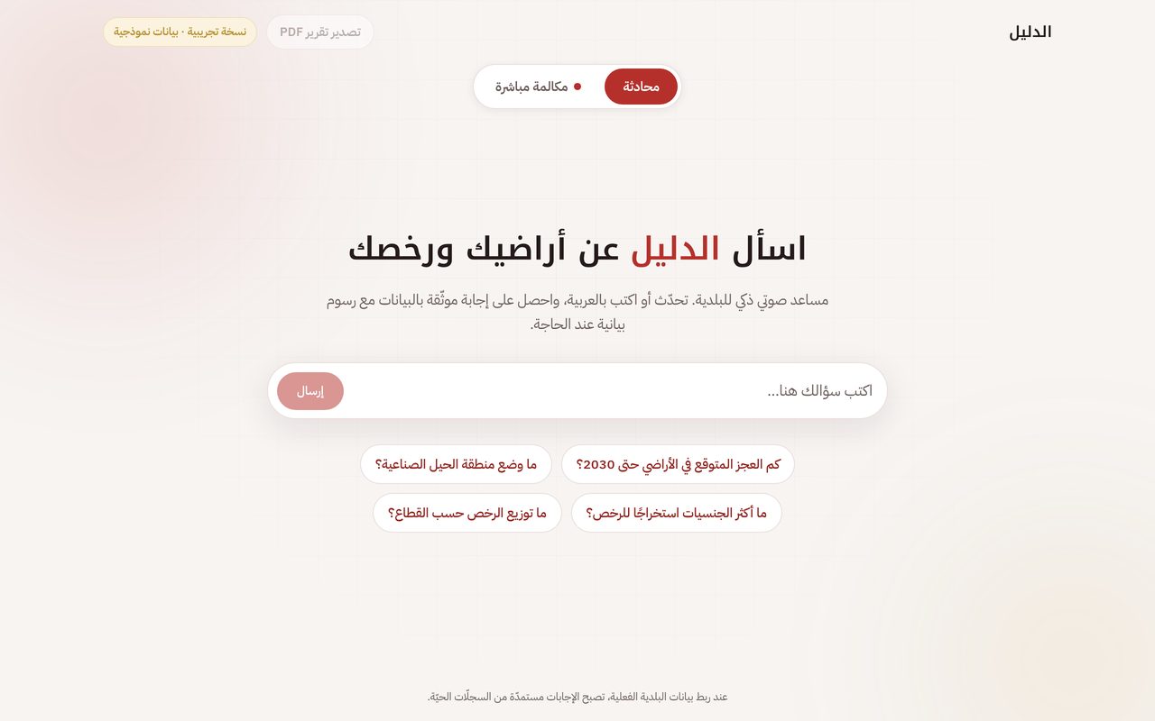 Daleel screenshot